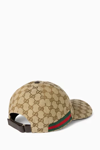 GG Baseball Hat in Canvas