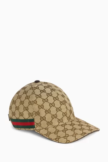GG Baseball Hat in Canvas