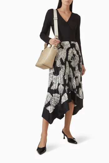 Pleated Dress in Jersey