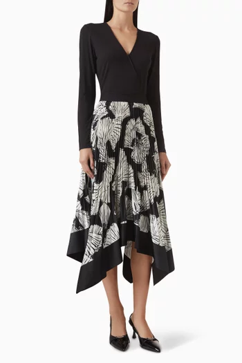 Pleated Dress in Jersey