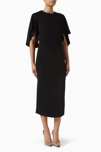 فستان سكوبوني مزين بتطريزات