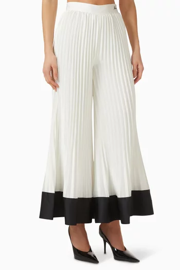 Pleated Wide-leg Pants