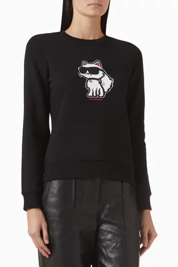 Ikon Choupette Sweatshirt in Cotton