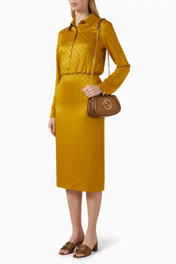 GG Jacquard Midi Dress