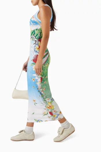 Aloha Midi Tank Dress