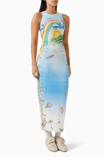 Aloha Midi Tank Dress