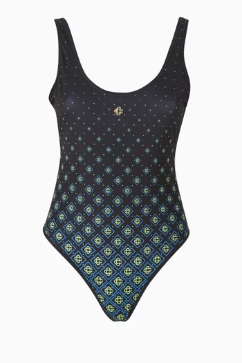 Degrade Monogram One-piece Swimsuit