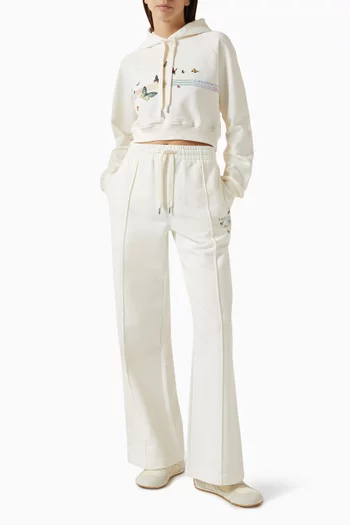 Butterfly Crop Hoodie in Organic Cotton