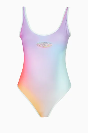Gradient-print One-piece Swimsuit