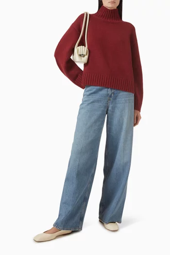 Turtleneck Sweater in Cashmere