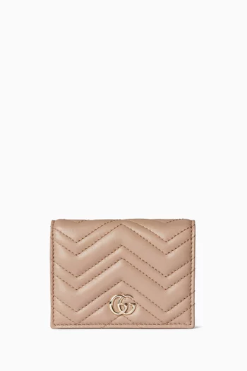 Mini GG Marmont Wallet in Leather