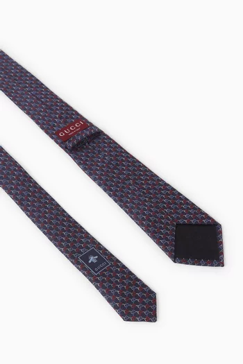 GG Jacquard Tie in Silk