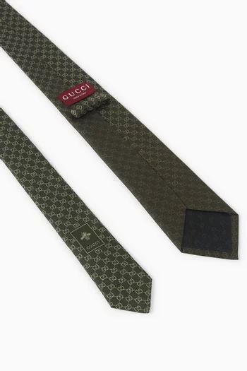 Gradient GG Jacquard Tie in Silk
