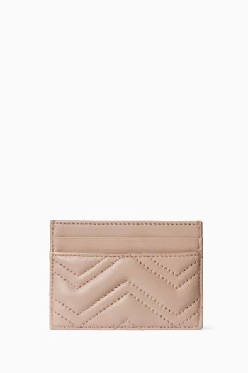 GG Marmont Card Case in Nappa Leather