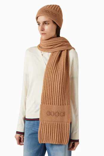 Beanie in Wool-cashmere