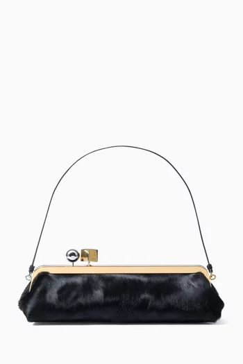 La Pochette Salon Shoulder Bag in Pony Hair