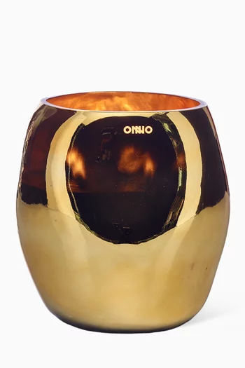 شمعة كيب جولد متوسطة - زانزيبار، 19×14 سم