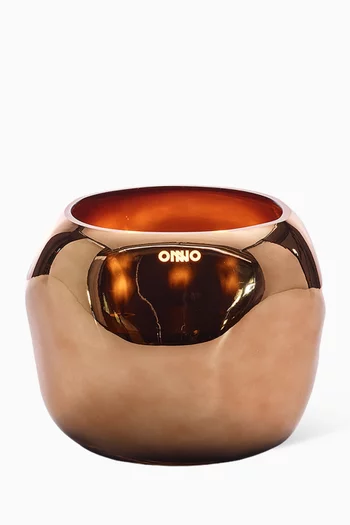 Small Cape Copper Candle - Zanzibar, 13x13cm