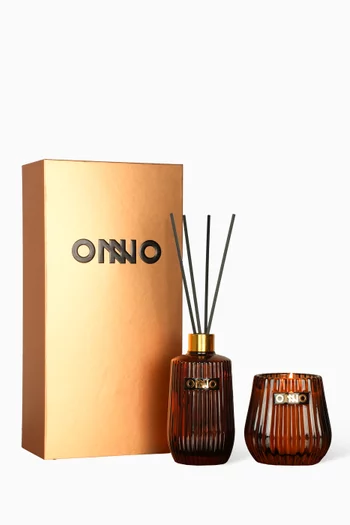 مجموعة هدايا موزع عطر وشمعة اليكتيك جنجر فيج