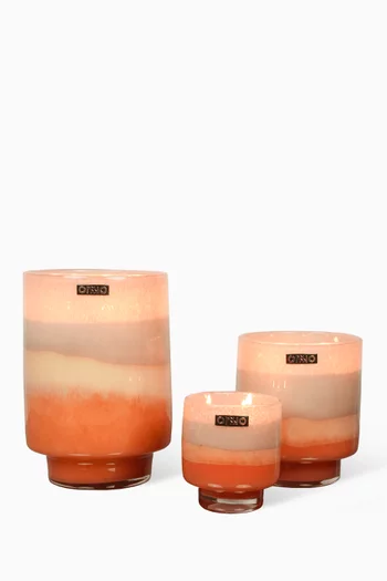 شمعة آرت جيجي كبيرة - بريشوس عود، 17 × 20 سم