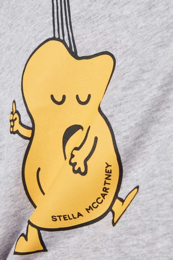 تي شيرت بطبعة غيتار قطن