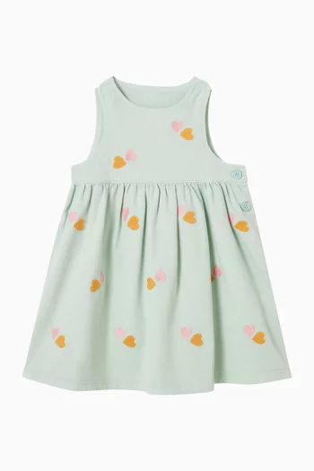 Embroidered Hearts Dress