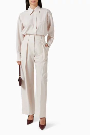 قميص قصير بأزرار