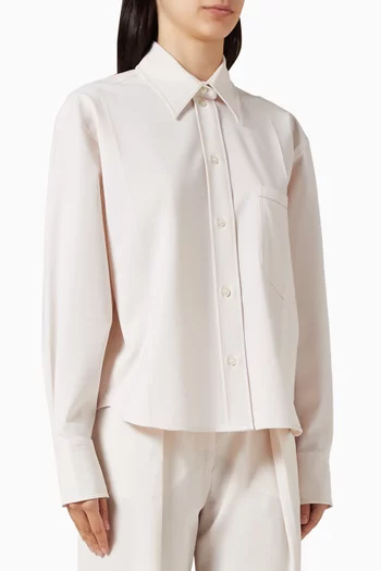 قميص قصير بأزرار