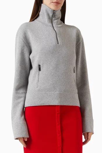 Milano Half-zip Sweater in Cashmere Blend
