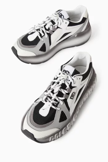 DG Bounce 12 Sneakers in Leather & Mesh