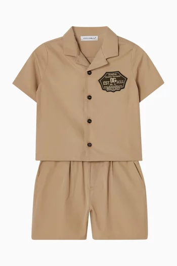 Logo Shirt in Cotton