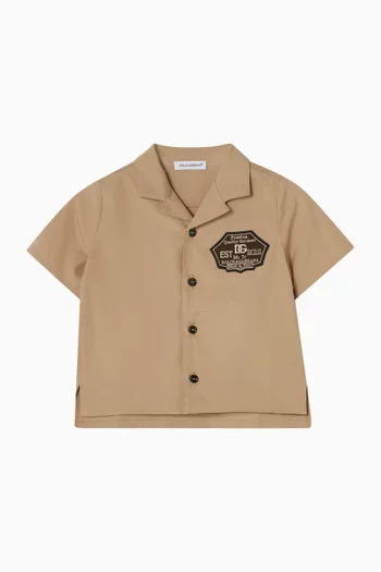 Logo Shirt in Cotton