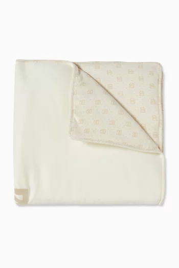 Logo Baby Blanket in Cotton
