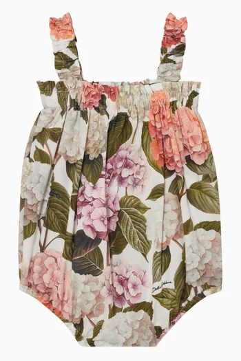 Floral Romper in Cotton