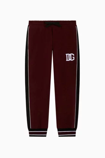 DG-patch Sweatpants in Cotton-fleece