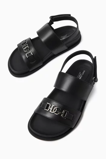 Sandals in Leather