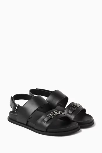 Sandals in Leather