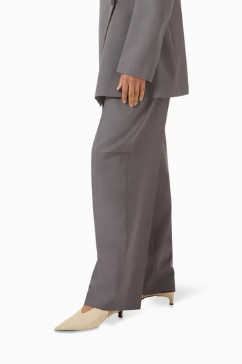 Slingback Pumps in Calf Leather