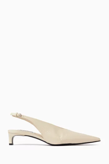Slingback Pumps in Calf Leather