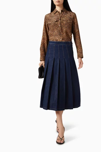 Dovale Skirt in Denim