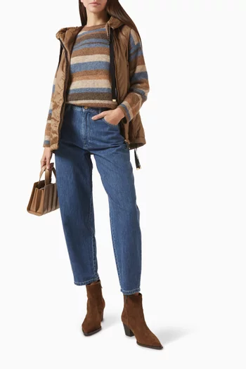 Striped Sweater in Alpaca-wool