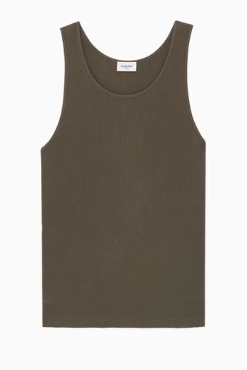 Cassandre Tank Top in Cotton Jersey