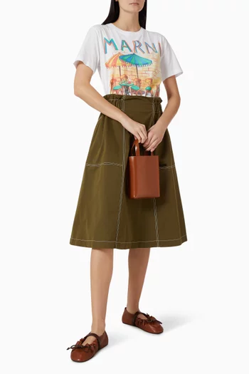 Bar Postcard Print in Cotton