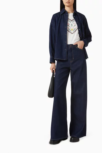 Tenue Graphic Motif T-shirt in Cotton