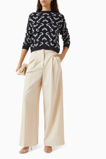 Dasta Tailored Pants in Wool-blend