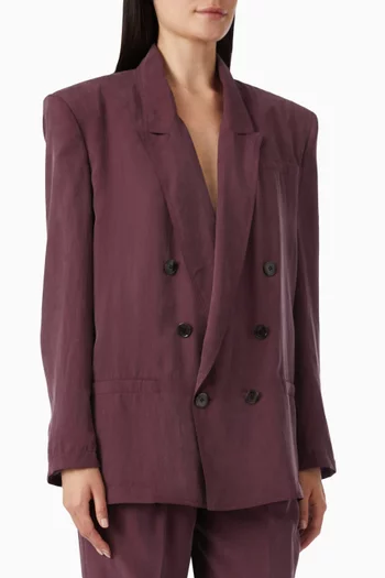 جاكيت بصفي أزرار حرير هابوتاي