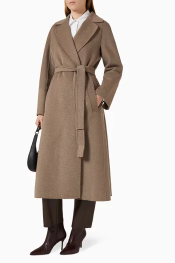 Belted Coat in Wool
