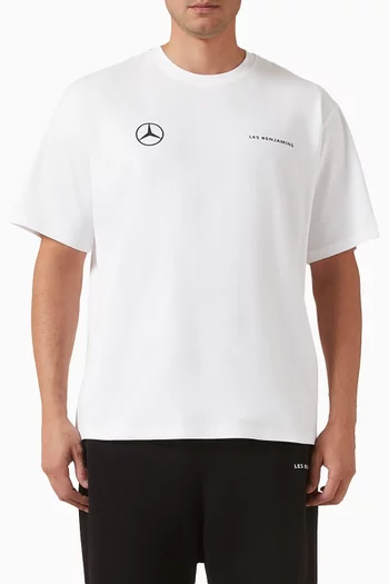 تي شيرت 502 بشعار الماركة قطن