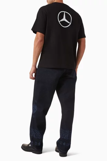 تي شيرت 503 بشعار الماركة قطن