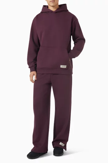 بنطال رياضي بقصة مستقيمة وحياكة داخلية 29.5 بوصة صوف قطني